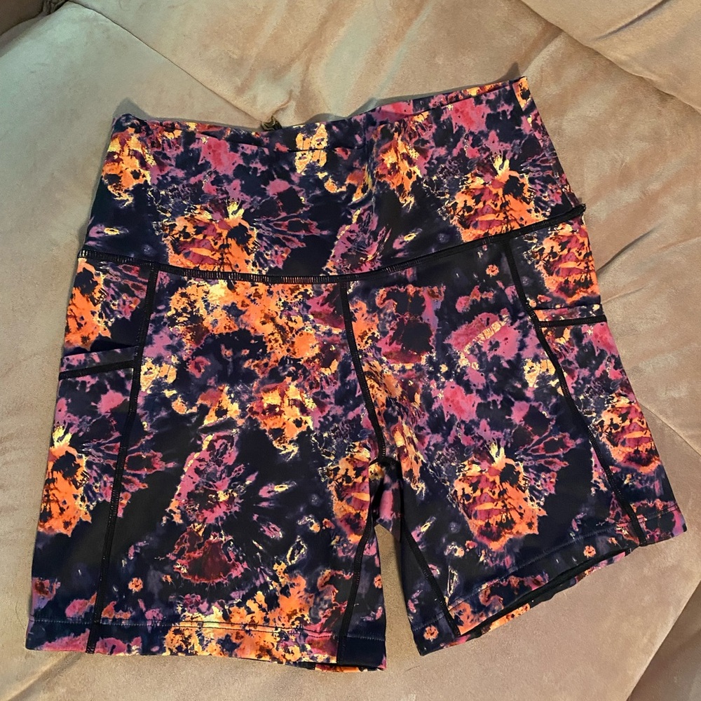 Constantly Varied Gear Purple and Orange Athletic Shorts